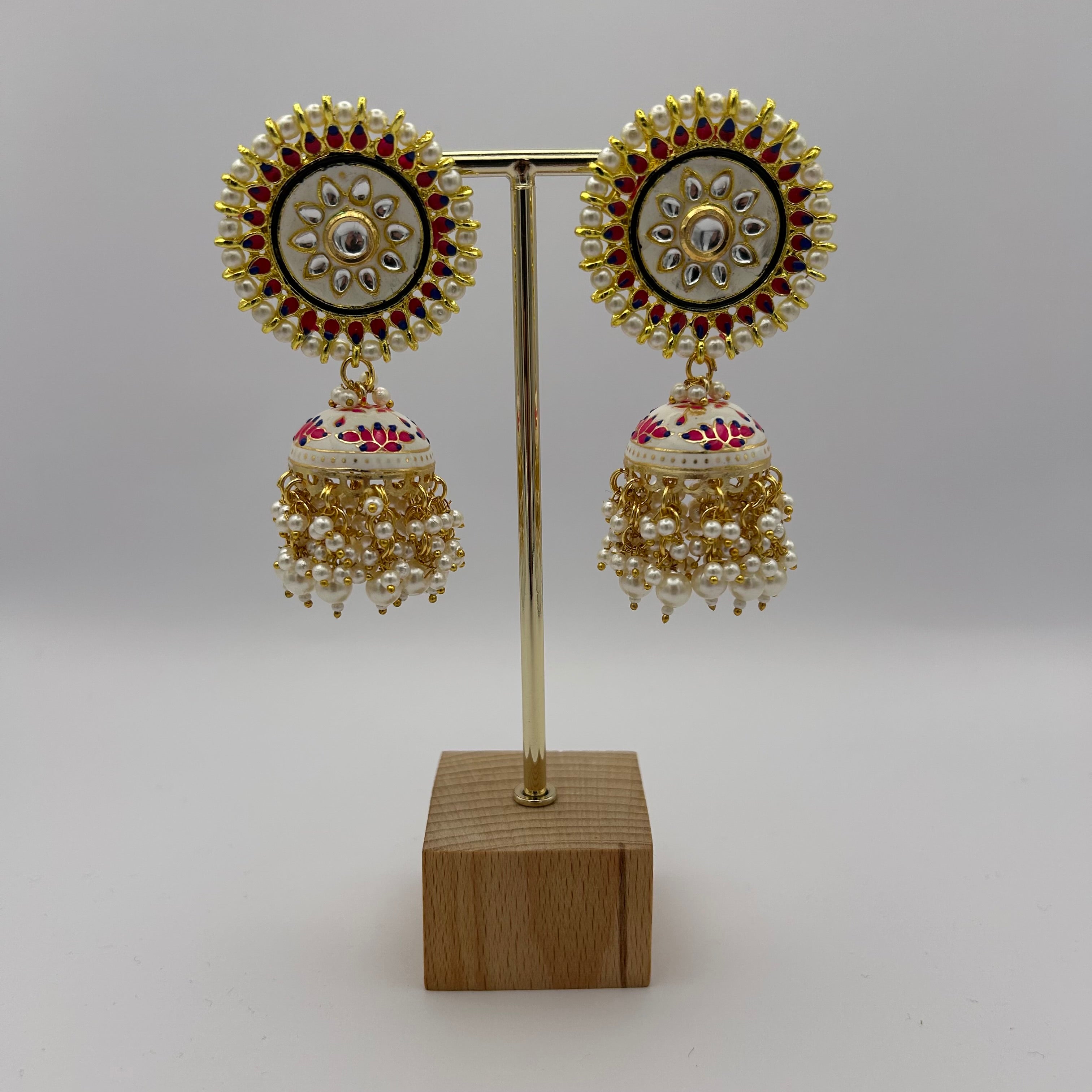 Nimrah Meenakari Jhumka