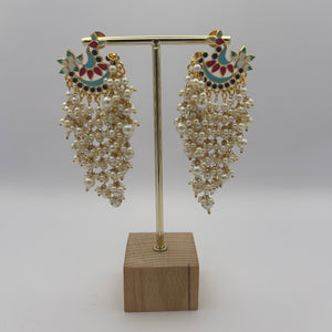 Patralekha Meenakari Earrings