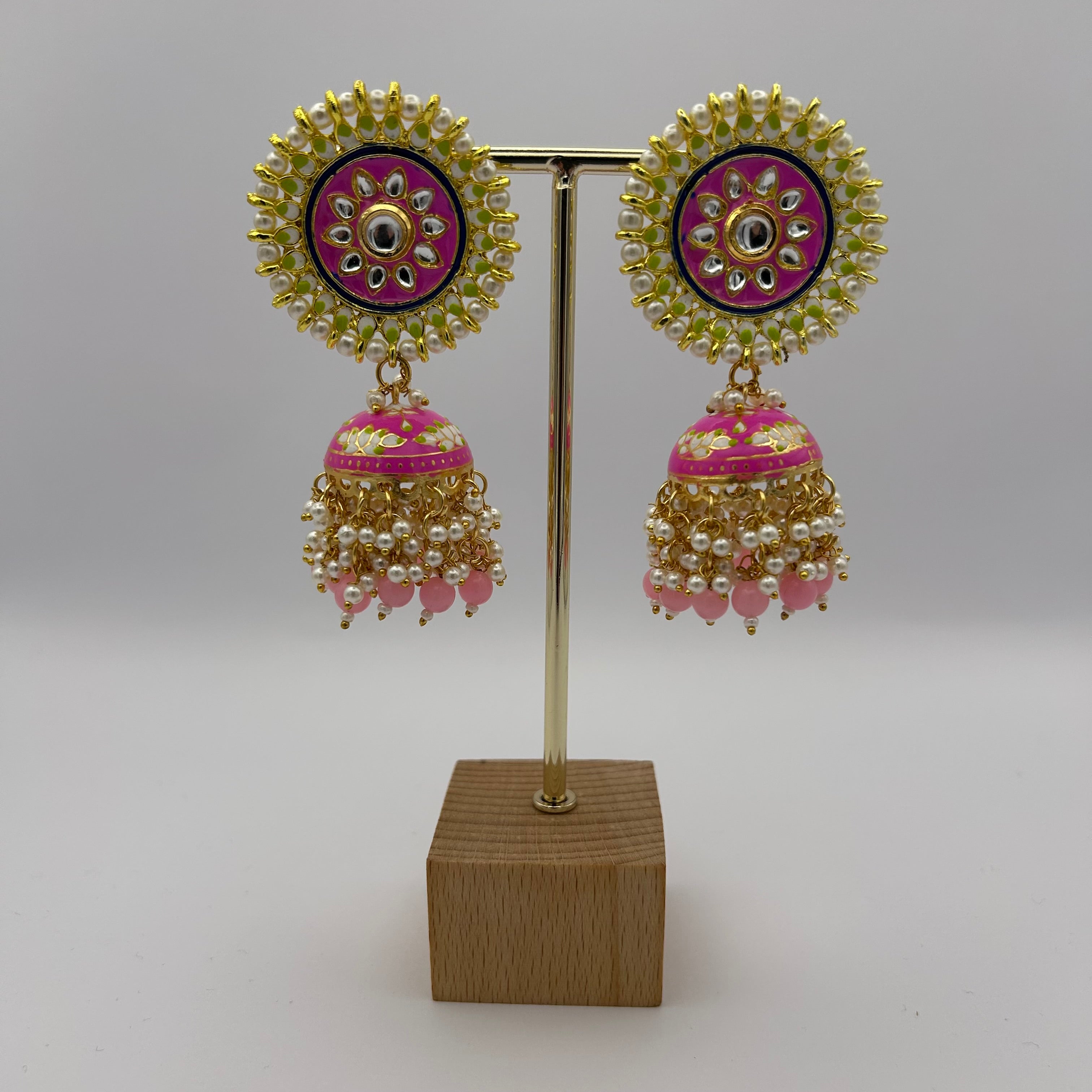 Nimrah Meenakari Jhumka