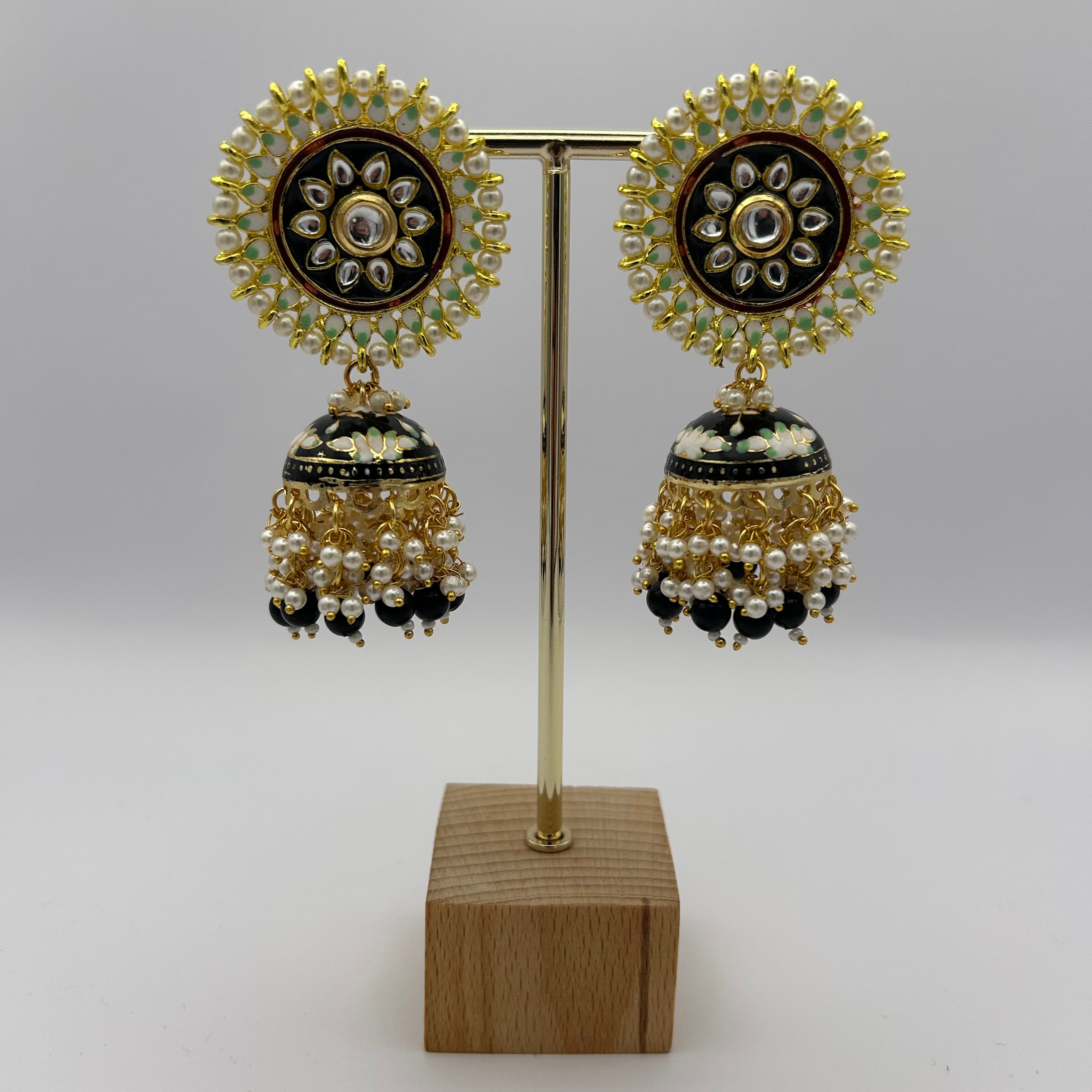 Nimrah Meenakari Jhumka