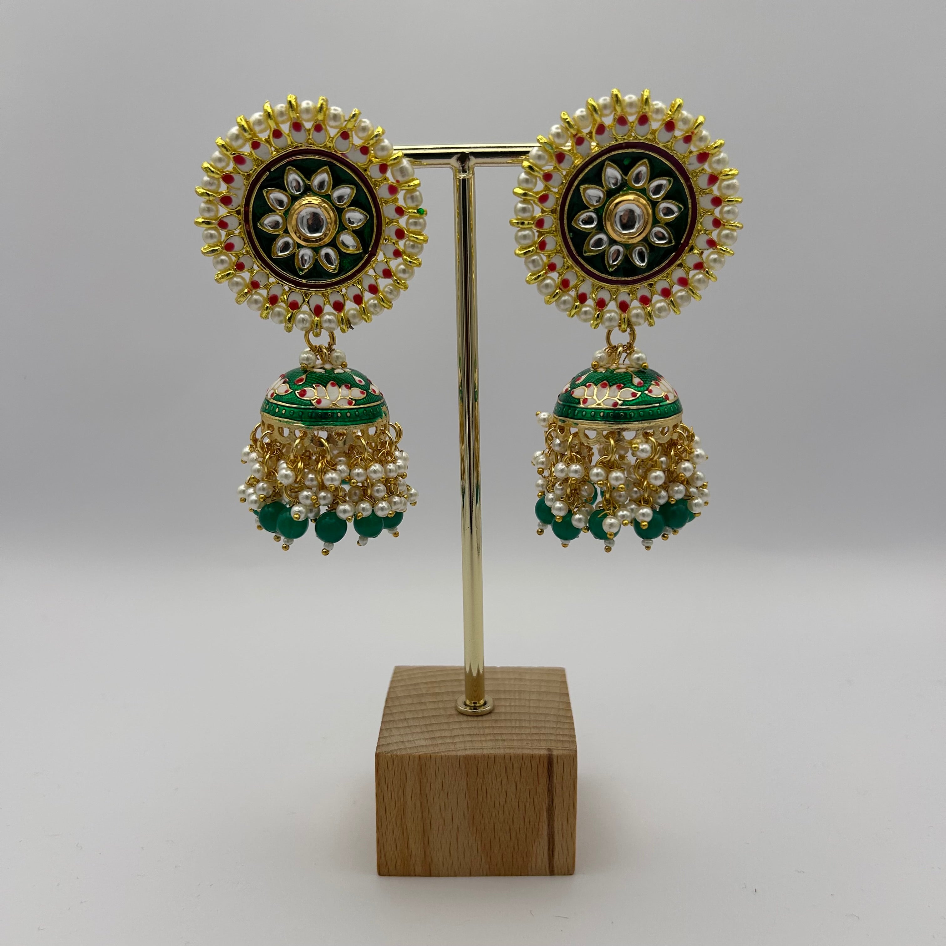 Nimrah Meenakari Jhumka