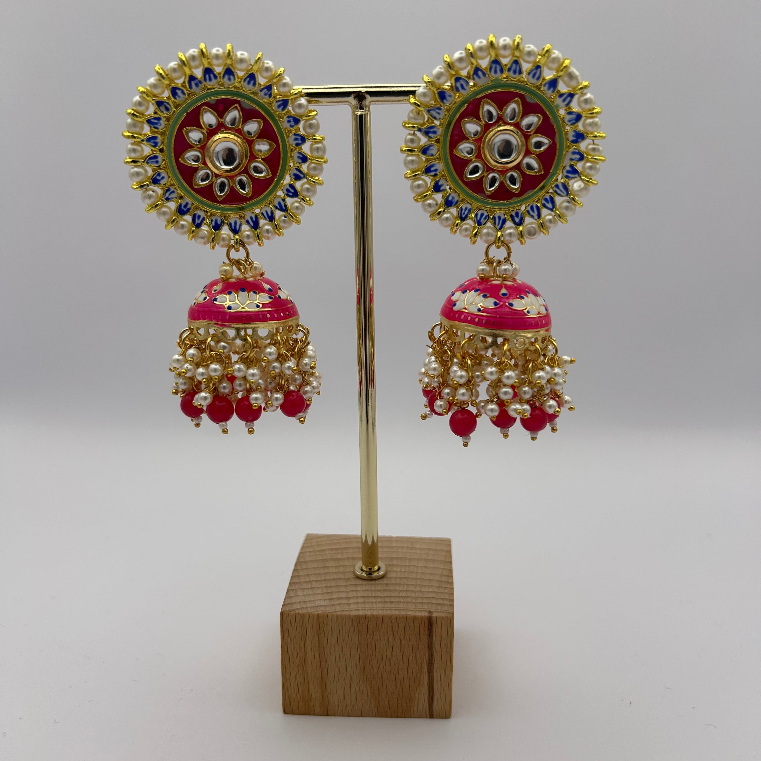 Nimrah Meenakari Jhumka