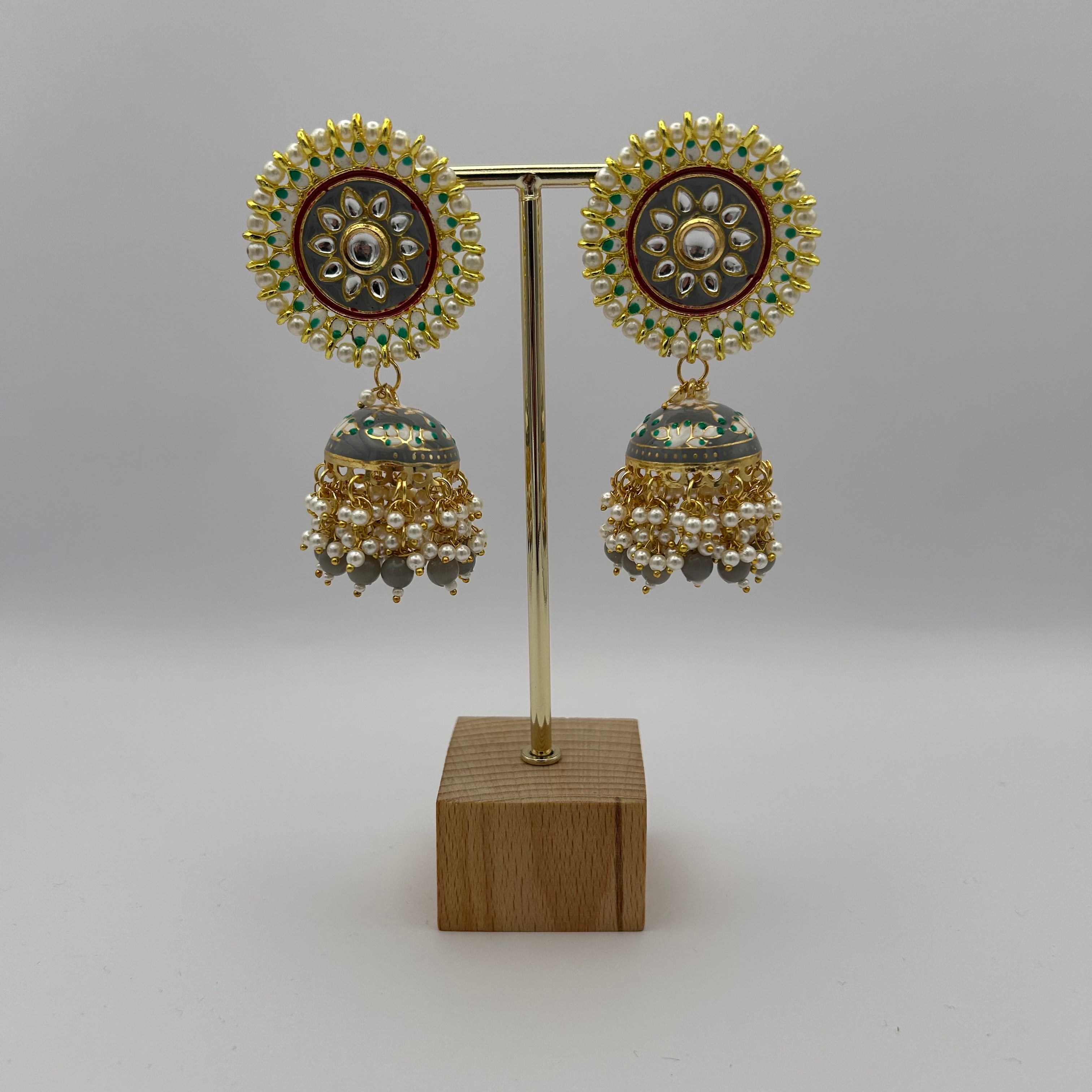 Nimrah Meenakari Jhumka