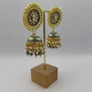 Nimrah Meenakari Jhumka