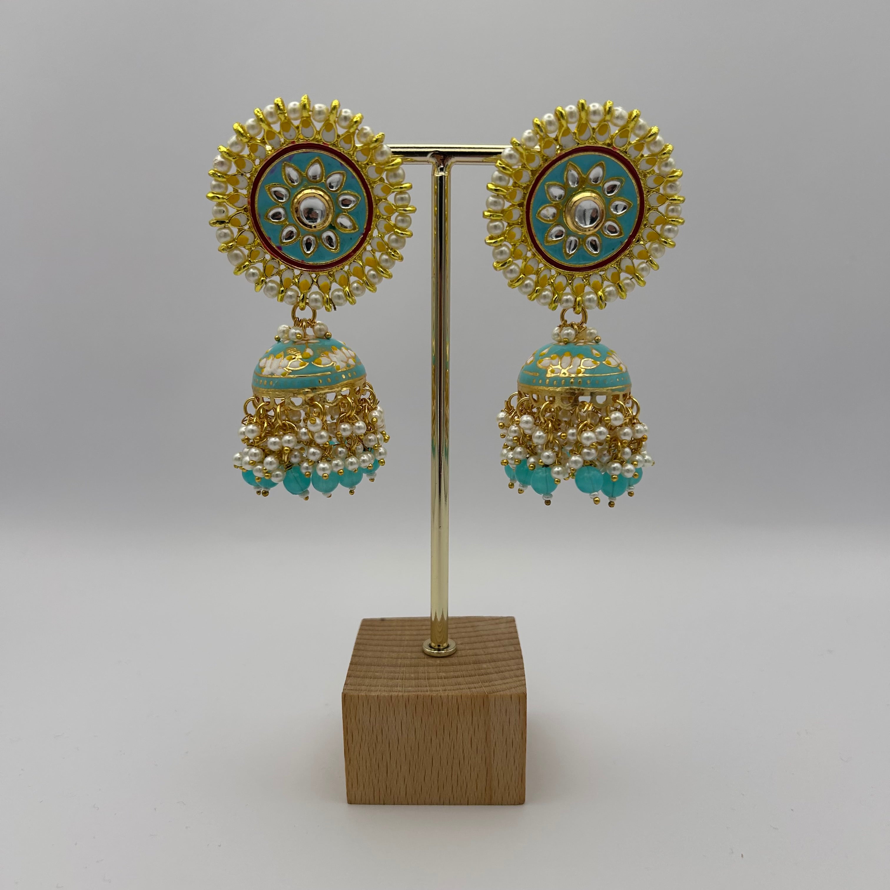 Nimrah Meenakari Jhumka