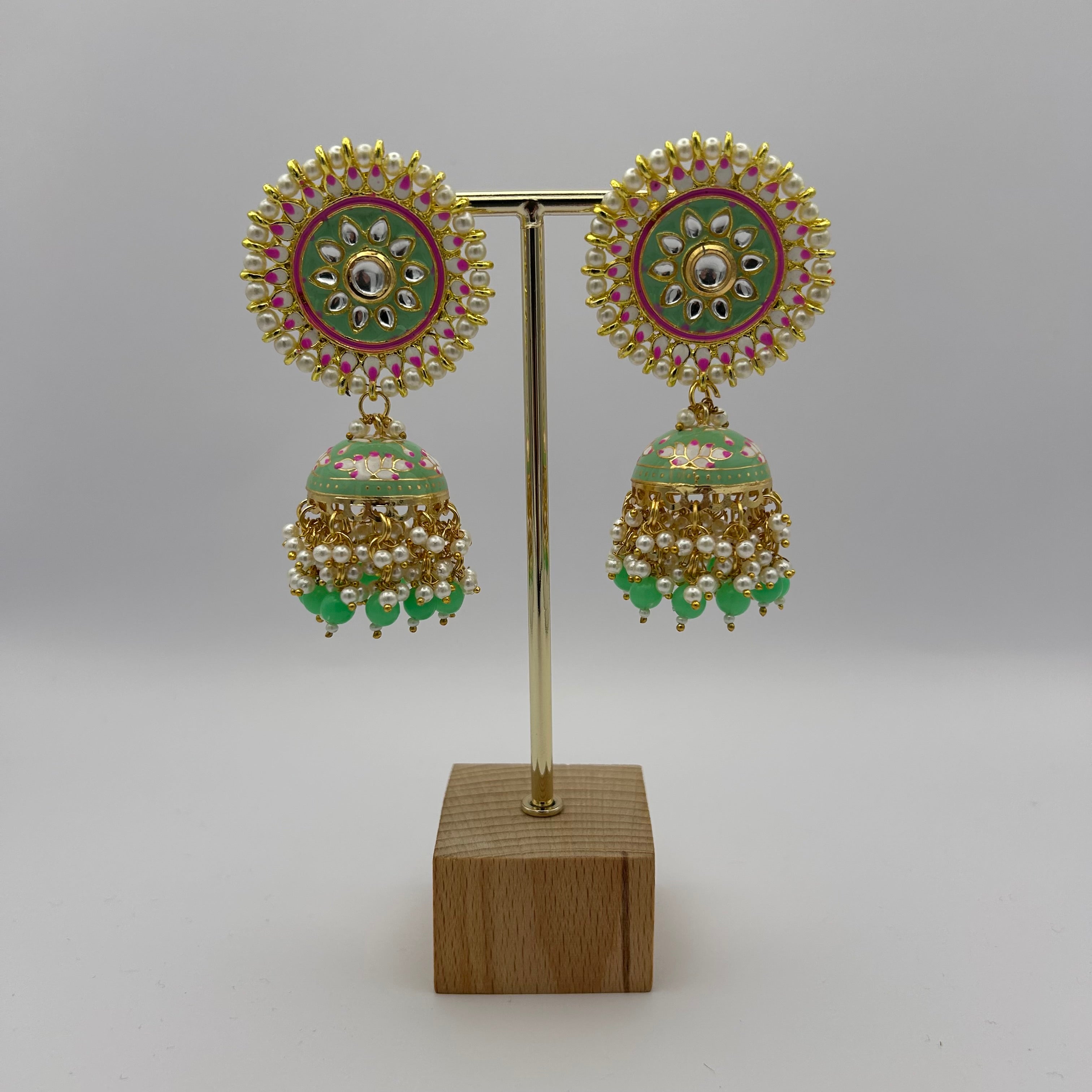 Nimrah Meenakari Jhumka