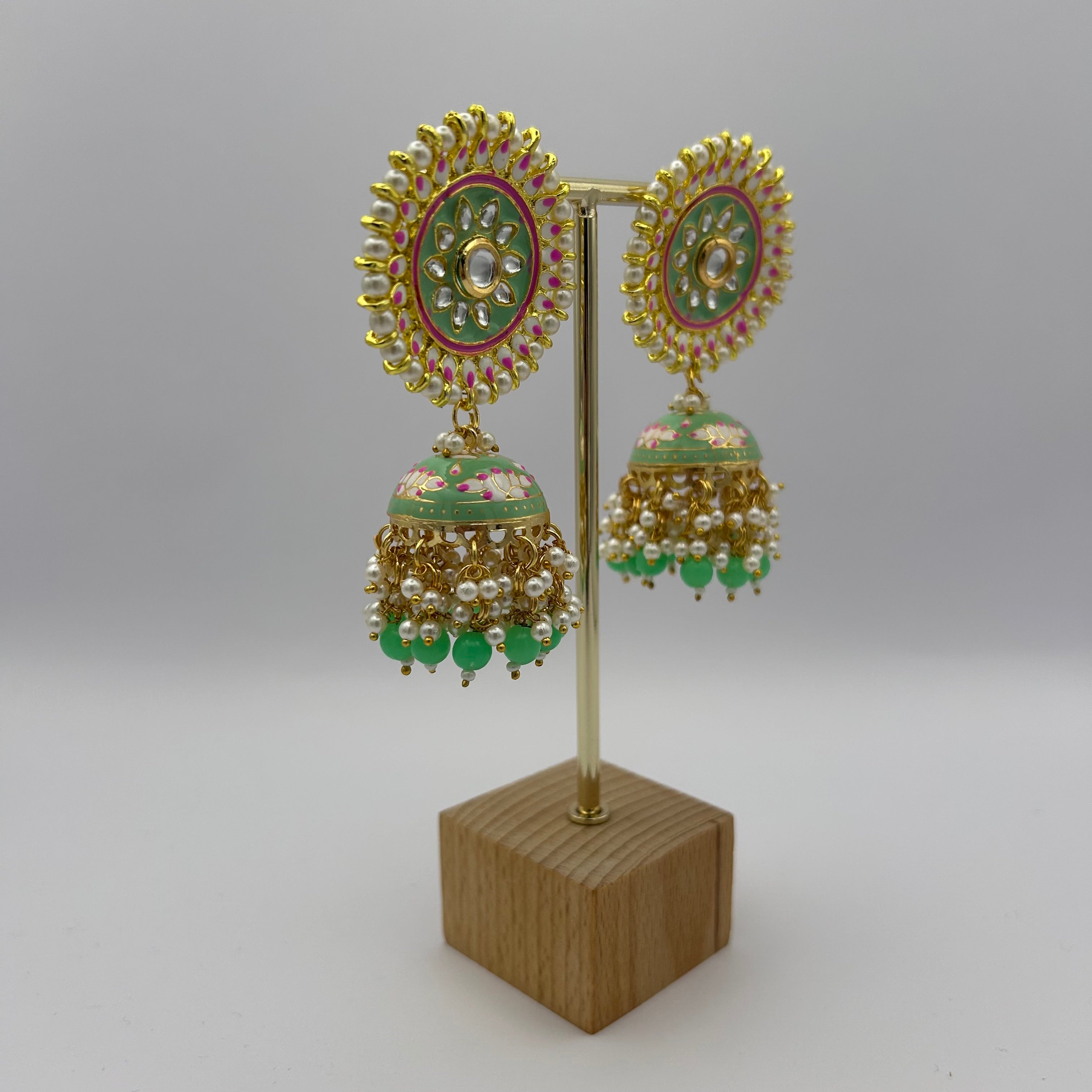 Nimrah Meenakari Jhumka