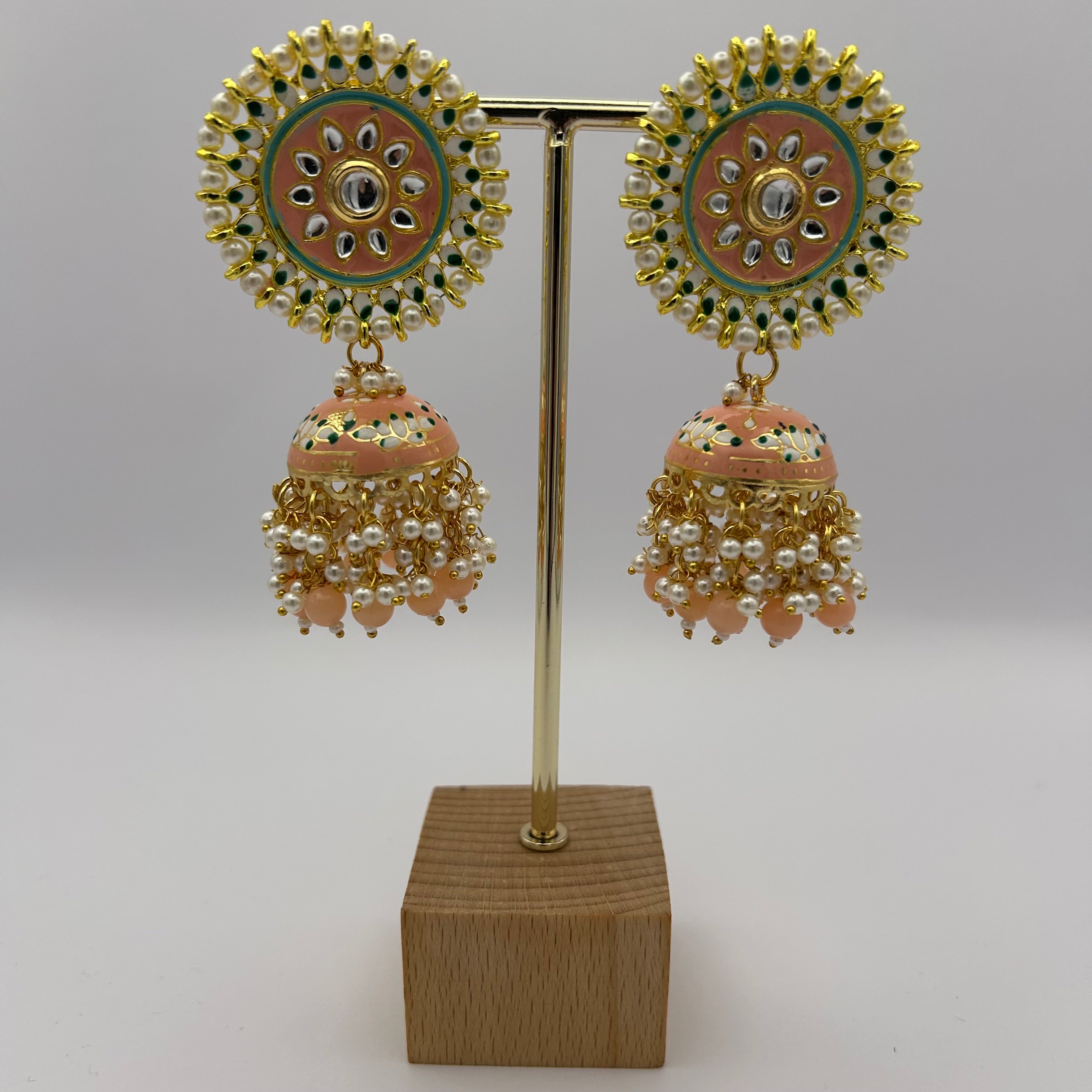 Nimrah Meenakari Jhumka