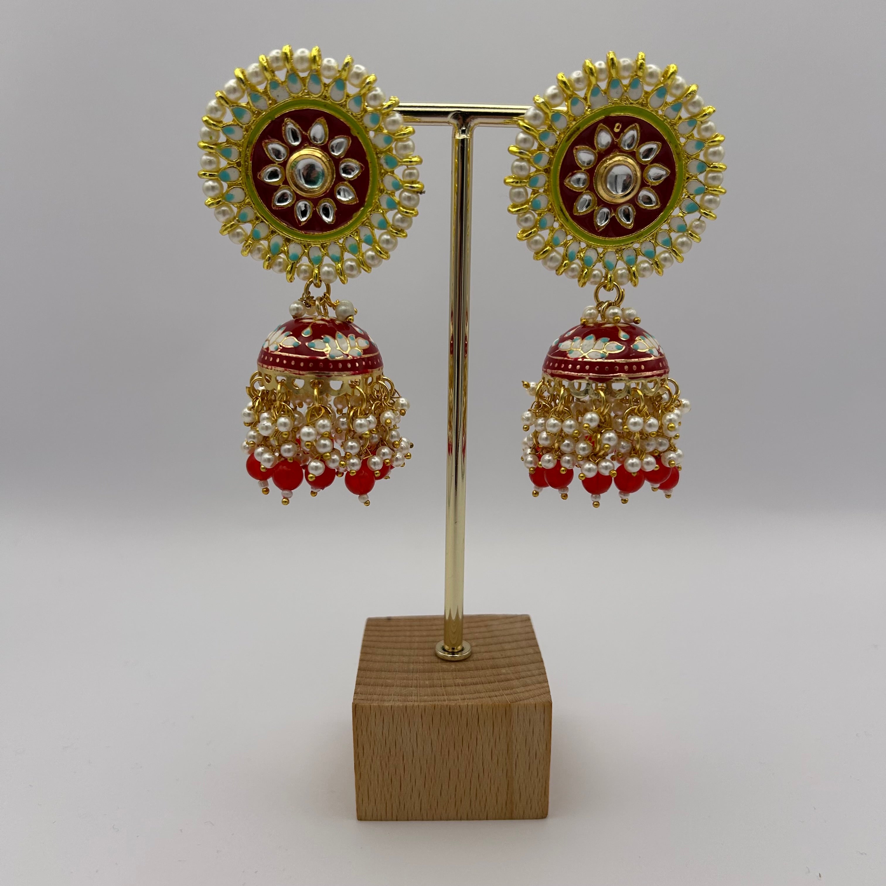 Nimrah Meenakari Jhumka