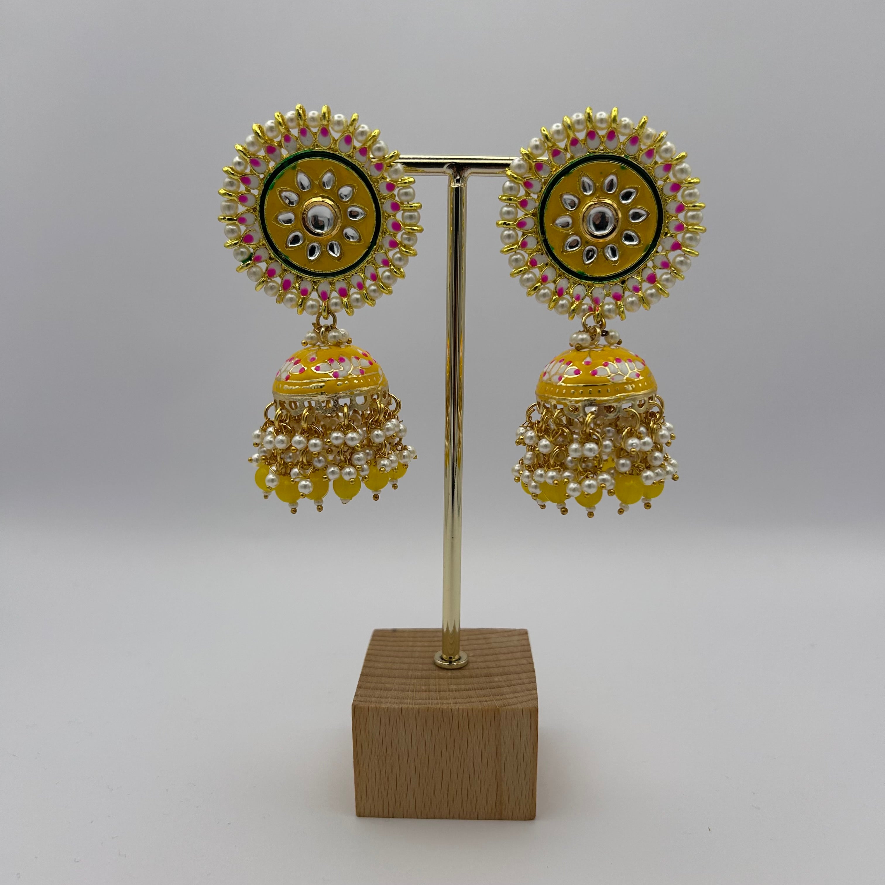 Nimrah Meenakari Jhumka