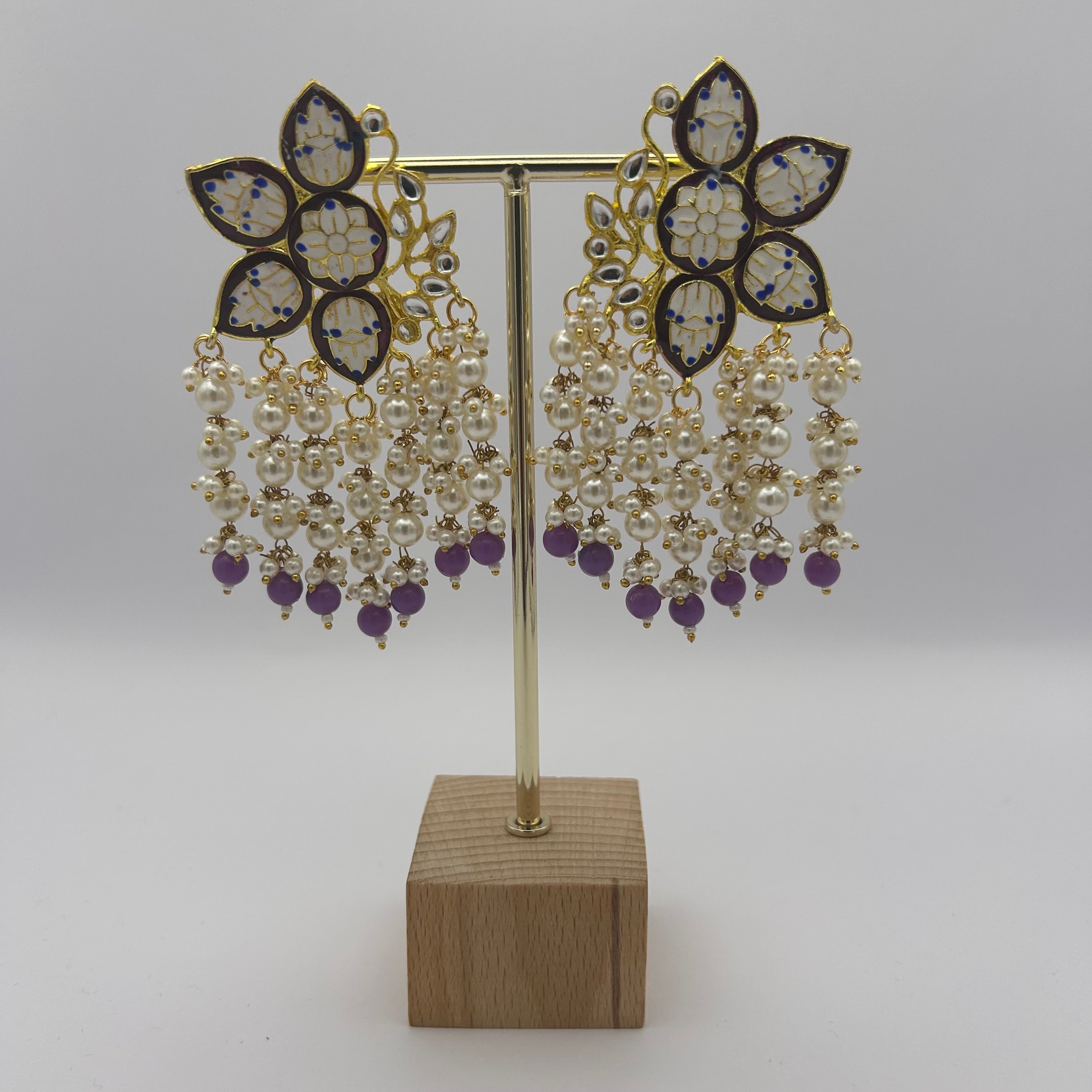 Paakhi Meenakari Earrings