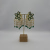 Paakhi Meenakari Earrings - Dark Green