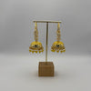 Kiara Jhumka Earrings - Yellow