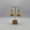 Kiara Jhumka Earrings - Peach